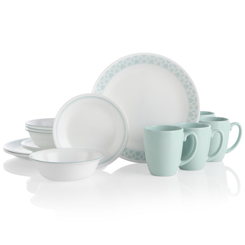 Corelle Delano 16 Piece Dinnerware Set, Service for 4 & Reviews Wayfair